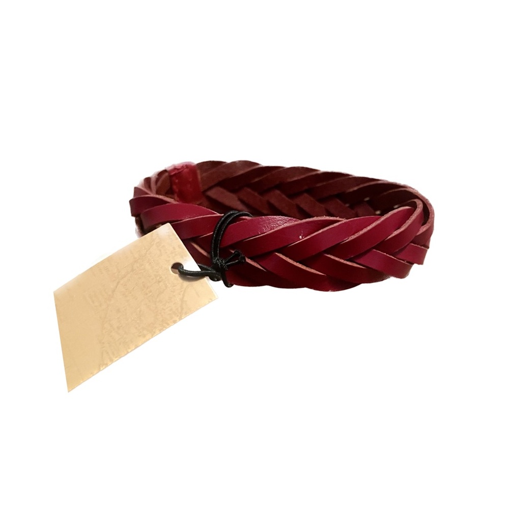 NWT! Patricia Nash “Doria” Braided Leather Bracelet